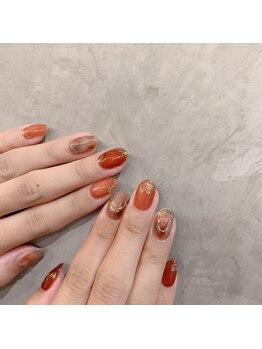 アティックネイルアトリエ(attic nail atelier)/テラコッタネイル★