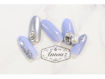 アモウズ(Amouz)/定額【テーマ:ミラーネイル】4