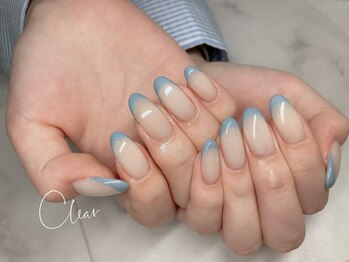 クリア(Clear)/アイスブルーフレンチ
