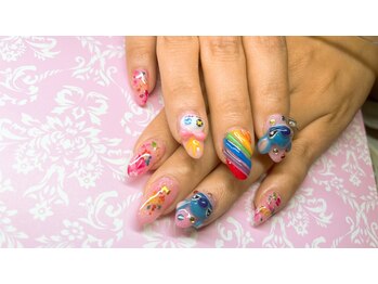 夢の国行ってきますネイル