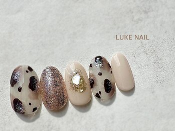 ルークネイル 恵比寿店(LUKE NAIL)/大人アニマルネイル　秋冬