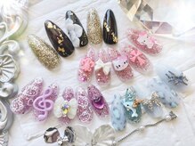 エスフィーネイルサロン ブリーユ(Esfy nailsalon Brille)の雰囲気（毎月変わるトレンドアート★色変えok!長さ1枚ＭＡＸまでＯＫ!）