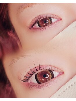 ヘアセットアンドアイラッシュ エル(Hairset & eyelash L)/短い毛も上げれば可愛い♪