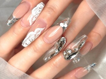 nailsalon＆school ITERの写真/美しいフォルムにこだわった長さだし＆スカルプで、お爪のコンプレックスを解消◎自身が持てる指先に…♪