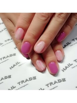 ネイルトレード 西荻窪店(NAIL TRADE)/縦タイダイネイル