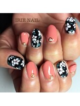 アイリーネイル(IRIE NAIL)/ジェル　手描き4本アート