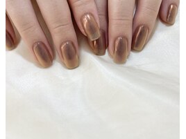 ブラウンミラーネイル