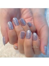 リッシュ ドゥ(RICHE deux)/水色ラメワンカラー♪