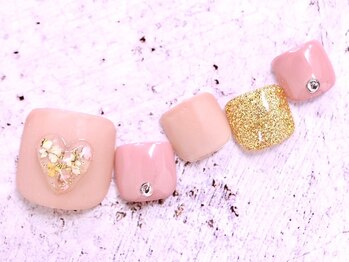 ネイルサロン ドルチェネイル 柏店(Dolce.Nail)/フットデザインコース☆足湯付き