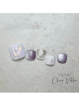 ネイルサロンクリアヴィラ(nail salon clear villa)/フットDesign nuance¥9990