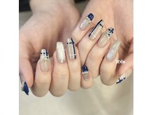 アイビス(ibis)/チェック柄ネイル