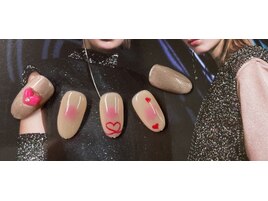 【バレンタインネイル】