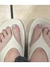 【FOOT】うる艶マグネット/きらきらフラッシュネイル/足湯付き　¥7000