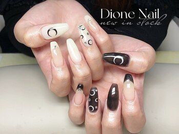 ディオーネ ネイルスタジオ(Dione)/持込デザイン 長さ出しネイルの
