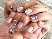 アプリシーエイトネイル(appreciate nail)/【定額】シンプル♪