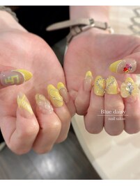 チップ長さだし#推し活ネイル♪