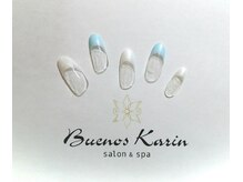 ブエノスカリン(Buenos Karin)/爽やかフレンチネイル