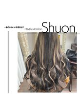 エクステンション スペース シュオン(extention space shuon)/シールエクステでハイライト