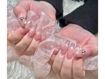 ベリール 渋谷(Belire)の写真/チップかスカルプ選べる長さ出し*爪が折れた/自爪が短い/フォルムを綺麗にしたい方に!カラーやパーツも豊富