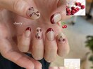 さくらんぼネイル