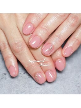たゆ ネイル(たゆnail)/ナチュラルピンクオフィスネイル