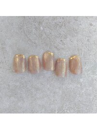 キラキラ上品ニュアンスネイル