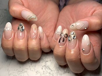 アズネイル 大宮(AZU NAIL)/ビジュ―ネイル
