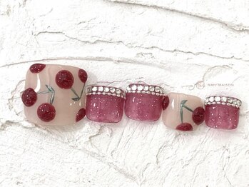 ネイルメゾン 池袋店(NAIL MAISON)/キラキラチェリー¥9000