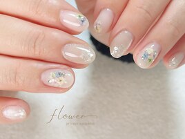 ドライフラワー☆お客様ネイル