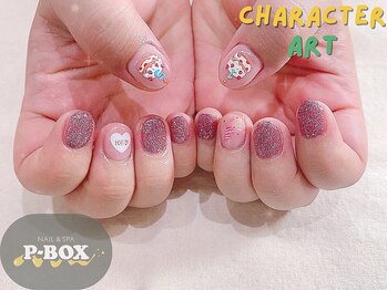 ピーボックス(P BOX)/☆キャラ 模写 3D 推しネイル☆