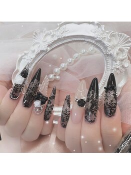 ポウティーク(Pawtique)/長さだし＋レースネイル