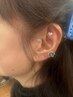 耳つぼジュエリー11粒以下　¥1500