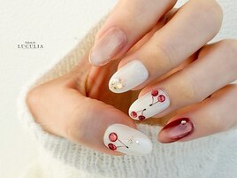 さくらんぼネイル