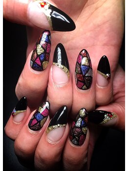 ネイルサロン アイル(nail salon i’ll)/ラメガラスネイル☆