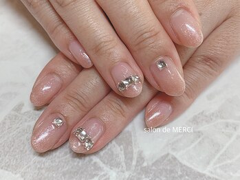 サロン ド メルシー(Salon de MERCI)/グラデ×ストーン☆