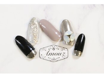 アモウズ(Amouz)/定額【テーマ:ミラーネイル】5