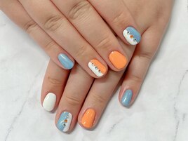 ケア付デザインマニキュア ¥6600