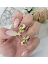 ネイルサロンシャネイル/ひまわりネイル