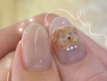 ニンニ(ninni)/ガーリーわんちゃんネイル