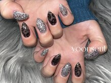 ユンセル(yoonseul)/黒レース＆フラッシュデザイン☆