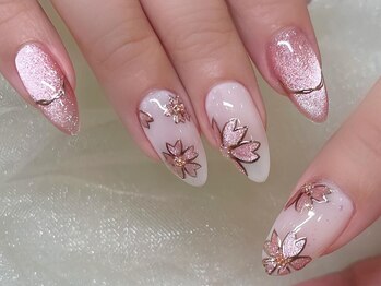 エミリーネイル(EMILY NAIL)の写真/流行&季節のトレンドアートや人気パーツも豊富♪春の最旬ネイルも◎画像持ち込みOK！長さだしスカルプも有