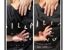 ローリエ/手、後ろで届きますか？