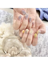 立和名/ふわっニュアンスネイル