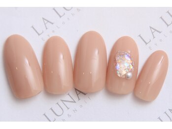 ラルナ ネイルアンドアイラッシュサロン(LA LUNA nail & eyelash salon)/22年9月10月◇定額ナチュラル◇