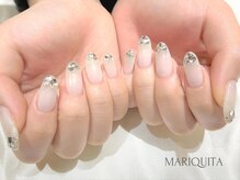 ネイルサロン マリキータ(MARIQUITA)/春/シアーホワイト/うるっ