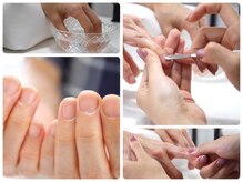 ささくれも甘皮も綺麗に！ネイルケア得意。ハンドスパメニュー◎