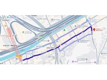 汐汲坂ストレッチ 横浜元町本店/～石川町駅からのルート～