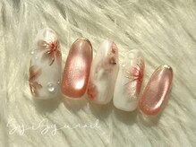 ネイルアンドアイラッシュ シシュ なんば本店(nail&eyelash SyiSyu)/フラワーアートネイル