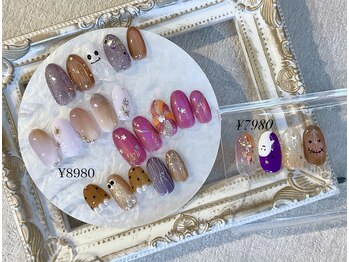 ディア 大森北口店の写真/オバケやかぼちゃのアートが豊富!1本からの追加アートも可能◎お得なマグネットデザインで魅了して♪