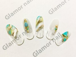 ターコイズ×フレンチ